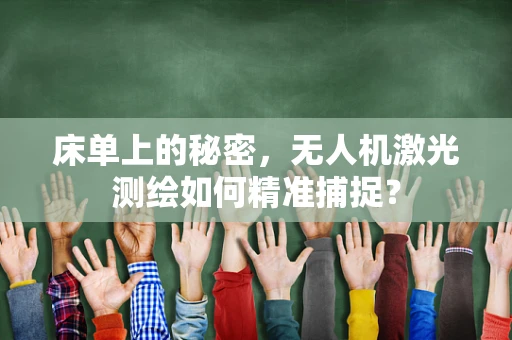床单上的秘密，无人机激光测绘如何精准捕捉？