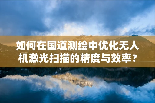 如何在国道测绘中优化无人机激光扫描的精度与效率？