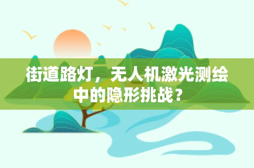 街道路灯，无人机激光测绘中的隐形挑战？