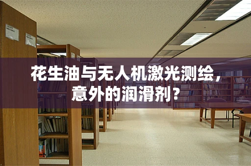 花生油与无人机激光测绘，意外的润滑剂？