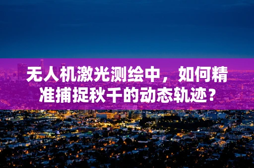 无人机激光测绘中，如何精准捕捉秋千的动态轨迹？