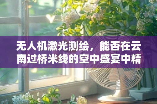 无人机激光测绘，能否在云南过桥米线的空中盛宴中精准定位？