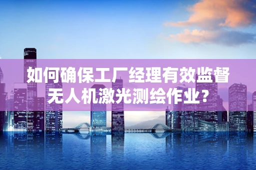 如何确保工厂经理有效监督无人机激光测绘作业？