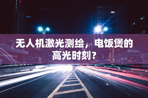 无人机激光测绘，电饭煲的高光时刻？