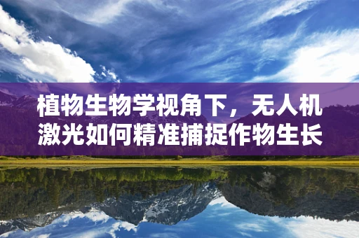 植物生物学视角下，无人机激光如何精准捕捉作物生长信息？