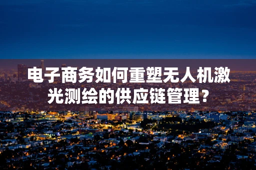 电子商务如何重塑无人机激光测绘的供应链管理？