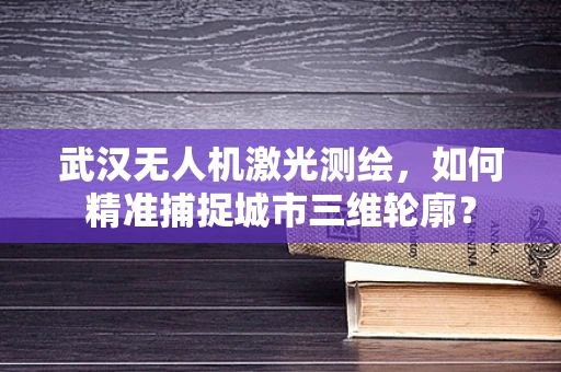 武汉无人机激光测绘，如何精准捕捉城市三维轮廓？