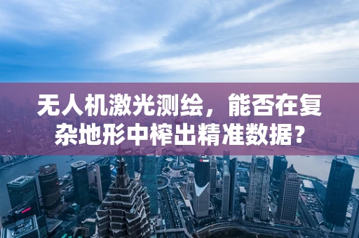 无人机激光测绘，能否在复杂地形中榨出精准数据？