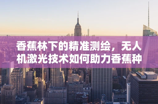 香蕉林下的精准测绘，无人机激光技术如何助力香蕉种植的精细化管理？