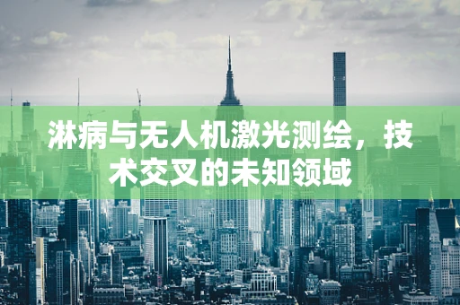 淋病与无人机激光测绘，技术交叉的未知领域