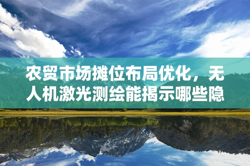 农贸市场摊位布局优化，无人机激光测绘能揭示哪些隐形挑战？