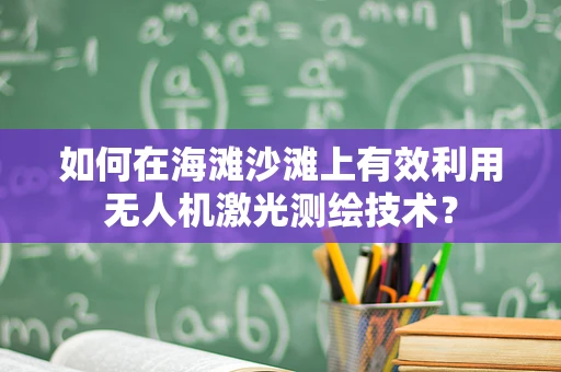 如何在海滩沙滩上有效利用无人机激光测绘技术？