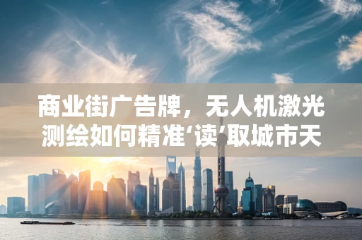 商业街广告牌，无人机激光测绘如何精准‘读’取城市天际线？