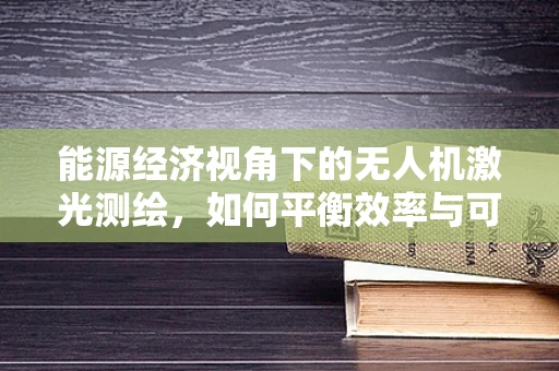 能源经济视角下的无人机激光测绘，如何平衡效率与可持续性？