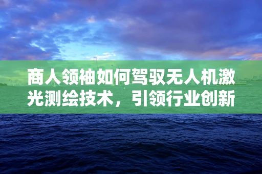 商人领袖如何驾驭无人机激光测绘技术，引领行业创新？