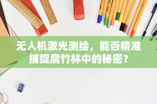 无人机激光测绘，能否精准捕捉腐竹林中的秘密？