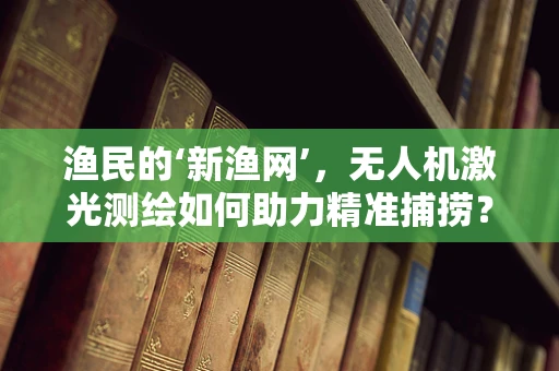渔民的‘新渔网’，无人机激光测绘如何助力精准捕捞？