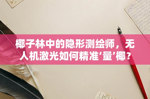 椰子林中的隐形测绘师，无人机激光如何精准‘量’椰？