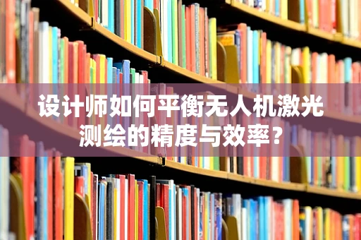 设计师如何平衡无人机激光测绘的精度与效率？
