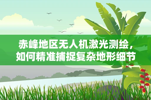 赤峰地区无人机激光测绘，如何精准捕捉复杂地形细节？