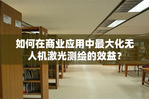 如何在商业应用中最大化无人机激光测绘的效益？