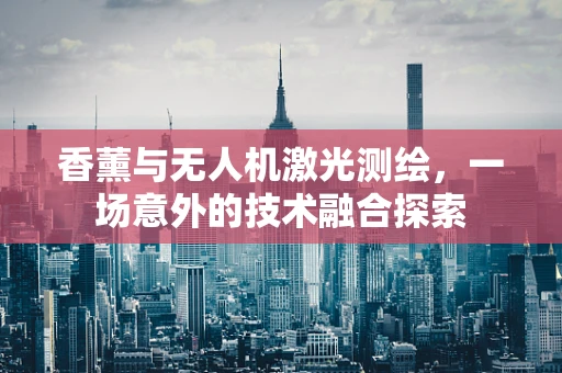 香薰与无人机激光测绘，一场意外的技术融合探索