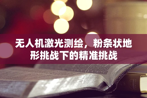 无人机激光测绘，粉条状地形挑战下的精准挑战