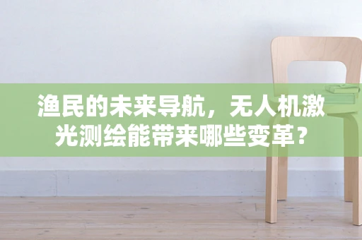 渔民的未来导航，无人机激光测绘能带来哪些变革？