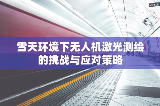 雪天环境下无人机激光测绘的挑战与应对策略
