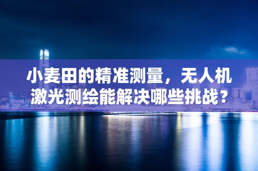 小麦田的精准测量，无人机激光测绘能解决哪些挑战？