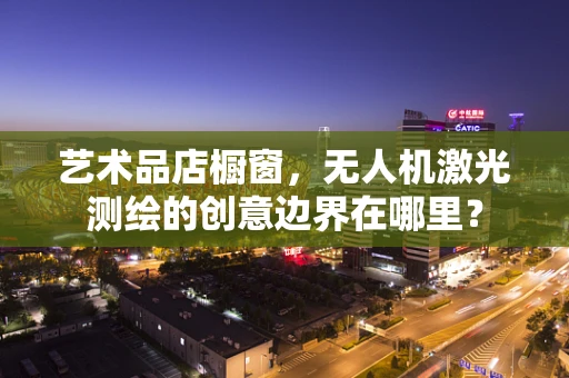 艺术品店橱窗，无人机激光测绘的创意边界在哪里？