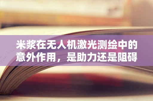 米浆在无人机激光测绘中的意外作用，是助力还是阻碍？