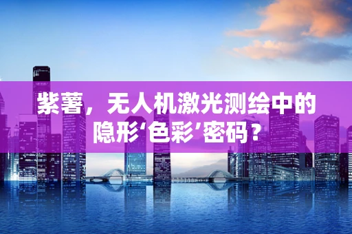 紫薯，无人机激光测绘中的隐形‘色彩’密码？