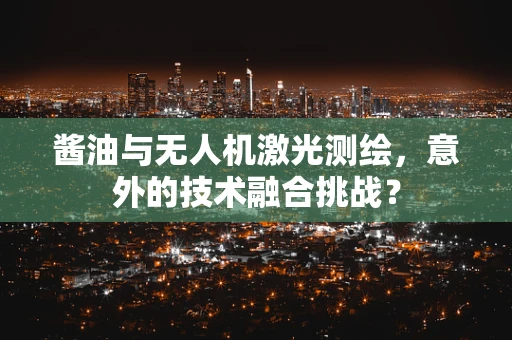 酱油与无人机激光测绘，意外的技术融合挑战？