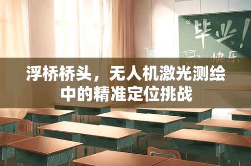 浮桥桥头，无人机激光测绘中的精准定位挑战
