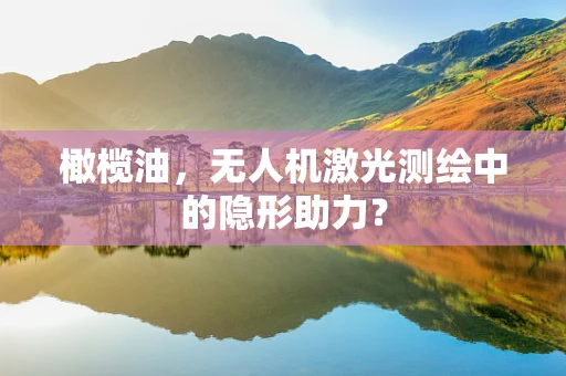 橄榄油，无人机激光测绘中的隐形助力？