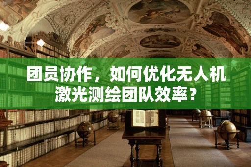 团员协作，如何优化无人机激光测绘团队效率？