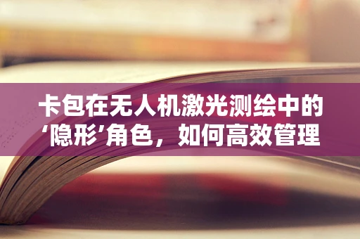 卡包在无人机激光测绘中的‘隐形’角色，如何高效管理数据？