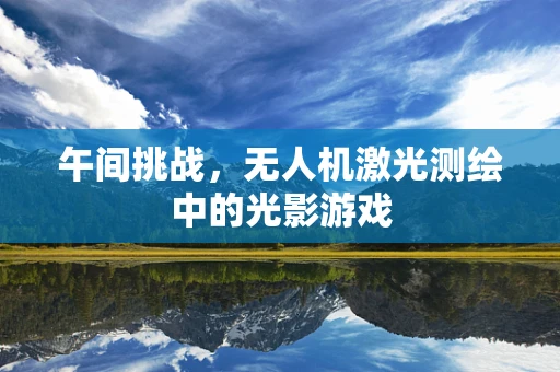 午间挑战，无人机激光测绘中的光影游戏