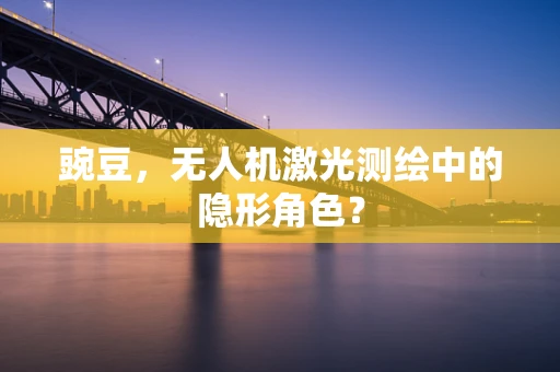 豌豆，无人机激光测绘中的隐形角色？