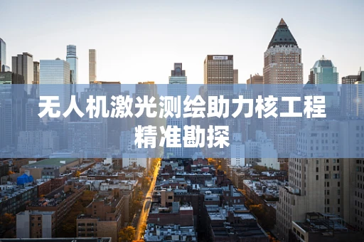 无人机激光测绘助力核工程精准勘探