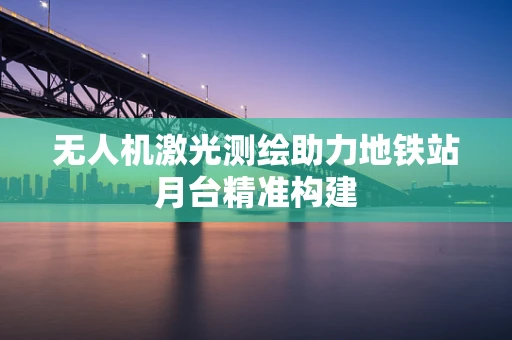 无人机激光测绘助力地铁站月台精准构建