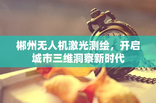 郴州无人机激光测绘，开启城市三维洞察新时代