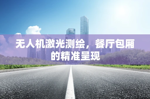 无人机激光测绘，餐厅包厢的精准呈现