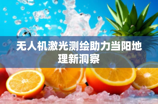 无人机激光测绘助力当阳地理新洞察