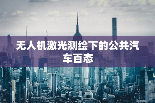 无人机激光测绘下的公共汽车百态