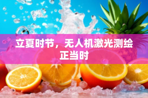 立夏时节，无人机激光测绘正当时