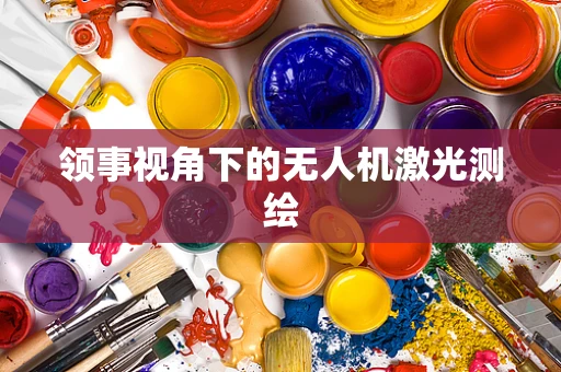 领事视角下的无人机激光测绘