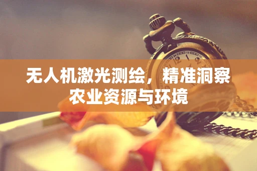 无人机激光测绘，精准洞察农业资源与环境