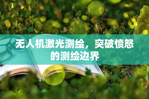 无人机激光测绘，突破愤怒的测绘边界